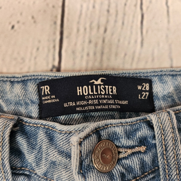 Hollister Light Blue‎ Denim Shorts - Picture 2 of 5